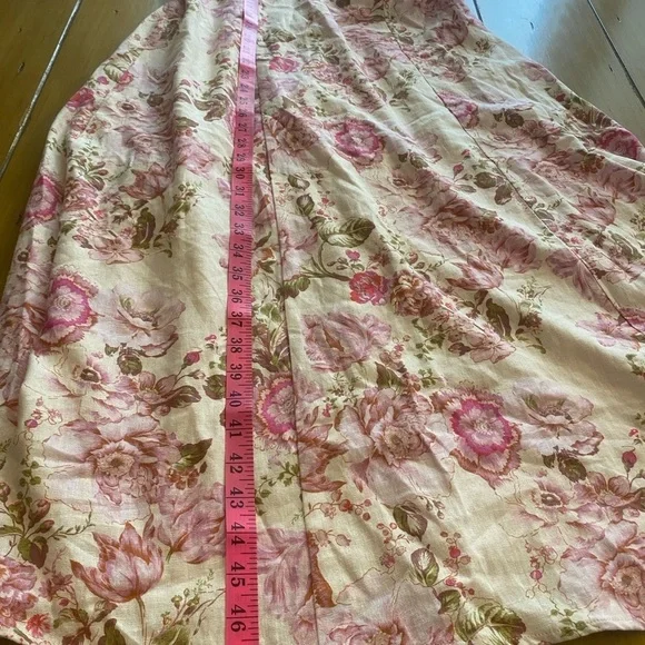 Women’s Floral Sweetheart Neck Puff Sleeve Long Feminine Avec Les Filles New 6 - Picture 11 of 16